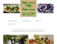 Tablet Screenshot of harvesthabersham.com